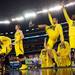The Michigan bench watches a play during the second half at Cowboys Stadium in Arlington, Texas on March 29, 2013. Melanie Maxwell I AnnArbor.com